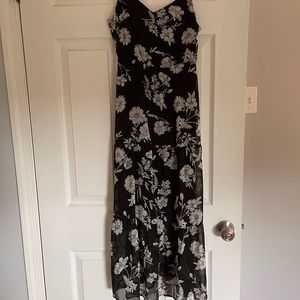 Jcrew Mercantile black floral print size 0P